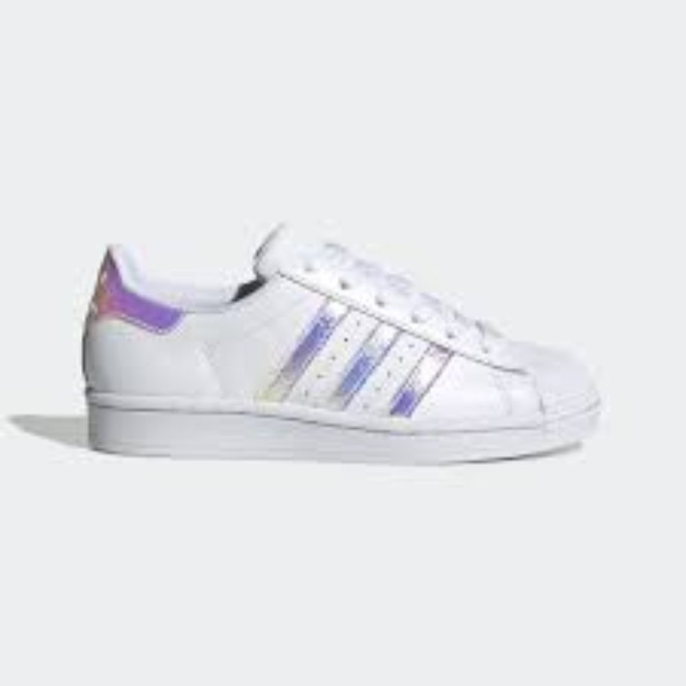 Adidas Holographic Superstar shoes
